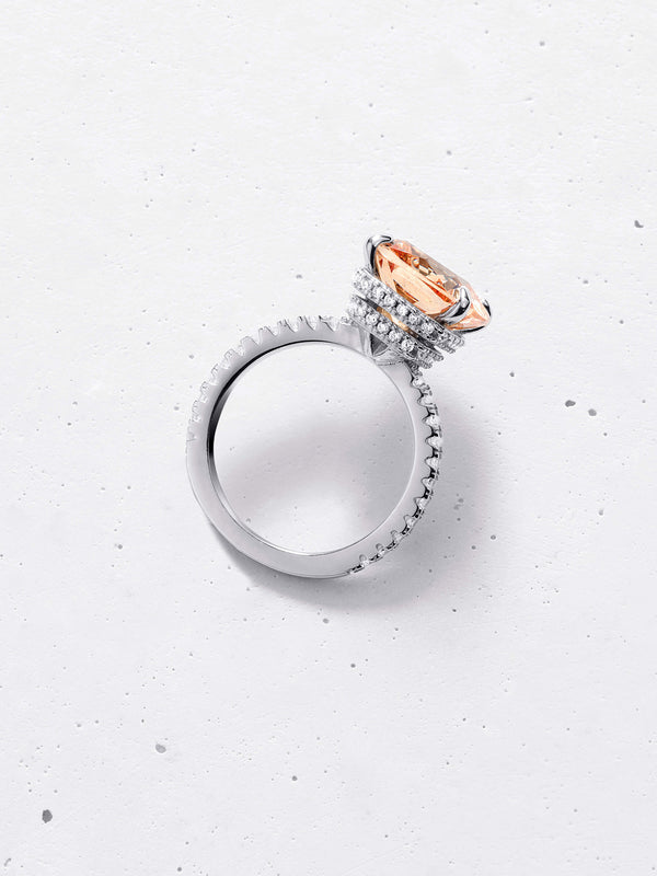 Glacies Cushion Cut Ring