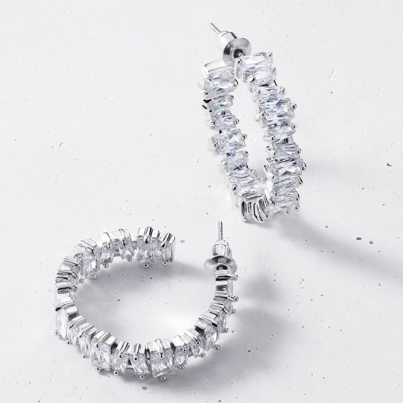 Lumen Hoop Earrings