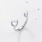 Brilliant Round Open Ring
