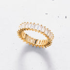 Adaya Stacking Ring - White Stone