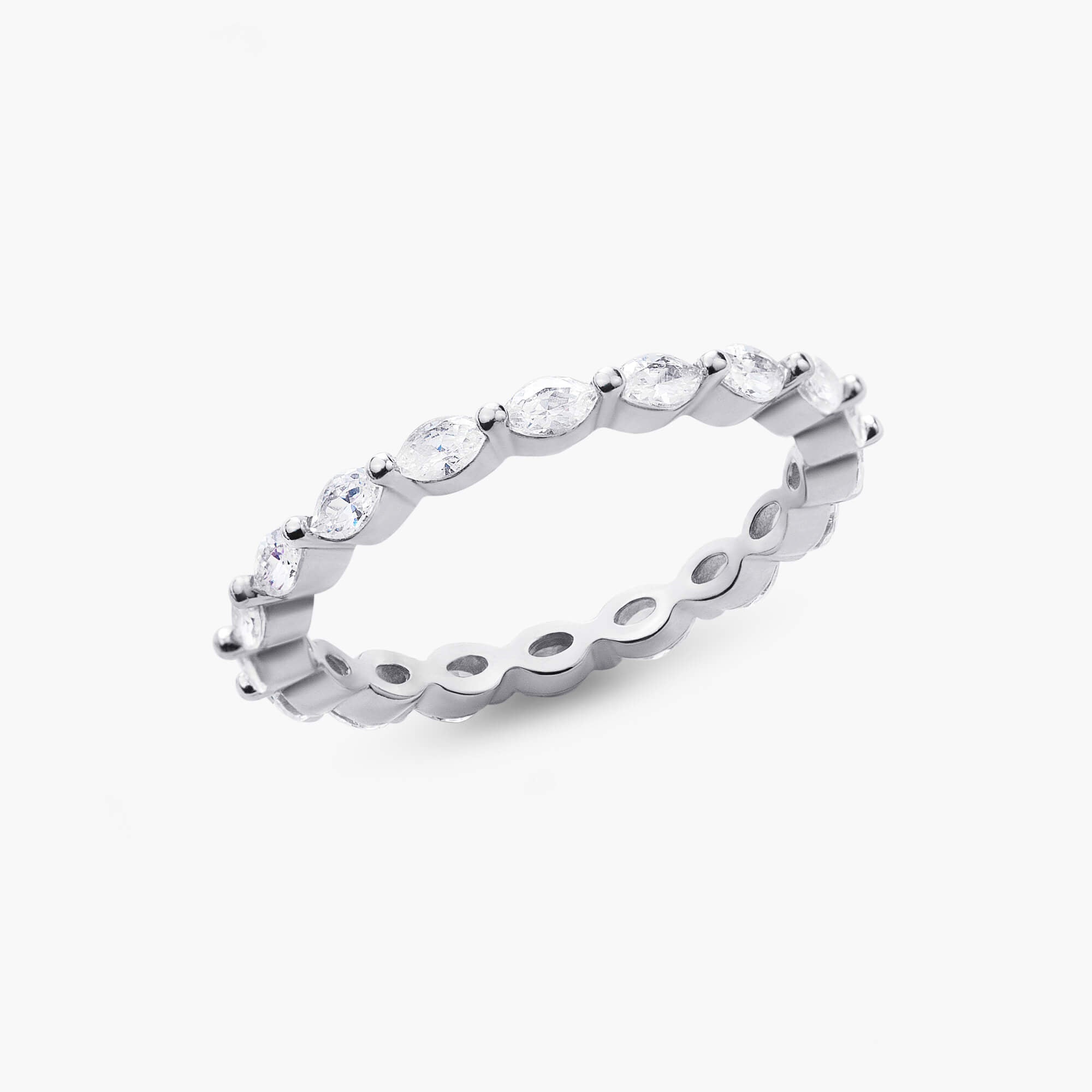 Petite Side Marquise Band
