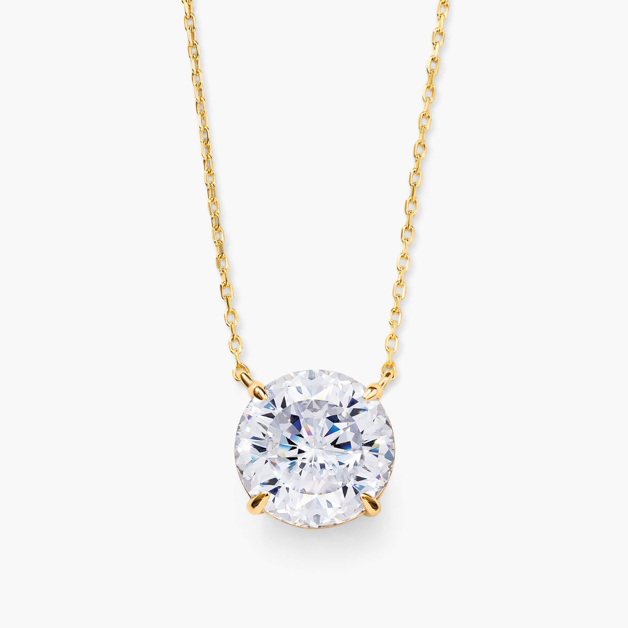 Brilliant Round Pendant Necklace