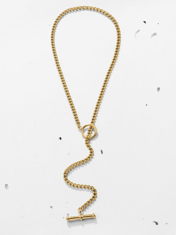 T-bar Lariat Necklace