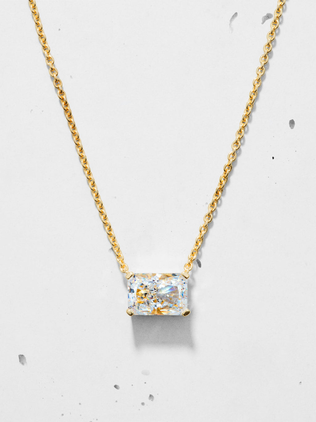 East West Radiant Pendant Necklace