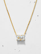 East West Radiant Pendant Necklace