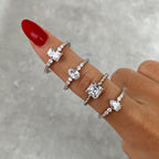 Dew Dainty Pear-cut Ring