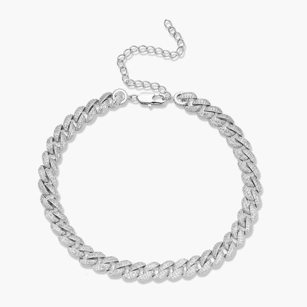 Cuban Chain Link Choker Necklace