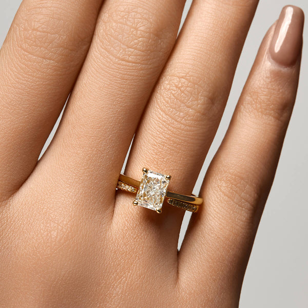 Open Pavé Stacking Ring