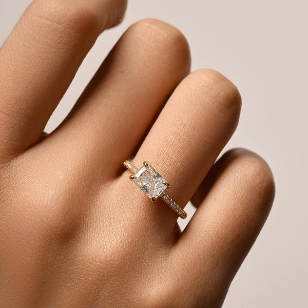 East West Radiant Pavé Ring