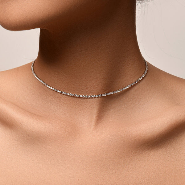 Linea Crystal Choker (2mm)