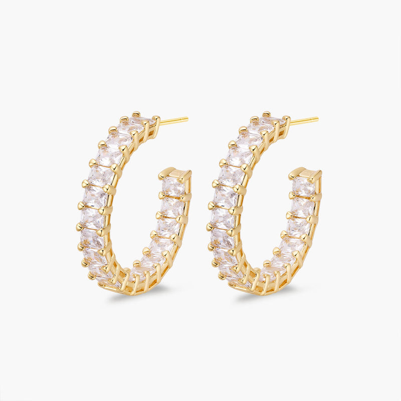 Radiante Hoop Earrings