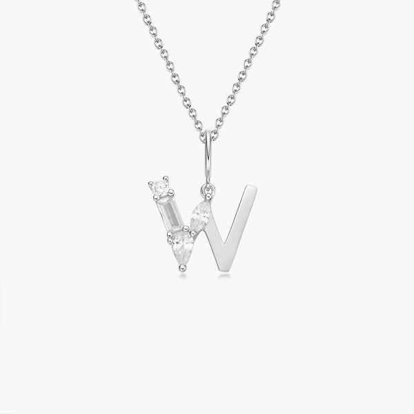 Initial Necklace | Platinum