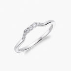 Pavé Hex | Stacking Ring