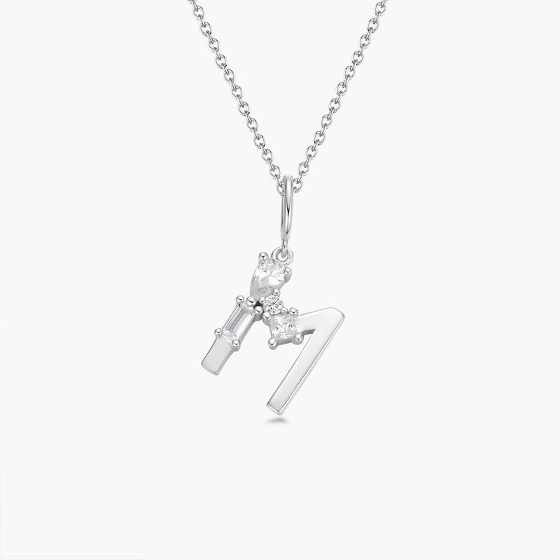 Initial Necklace | Platinum