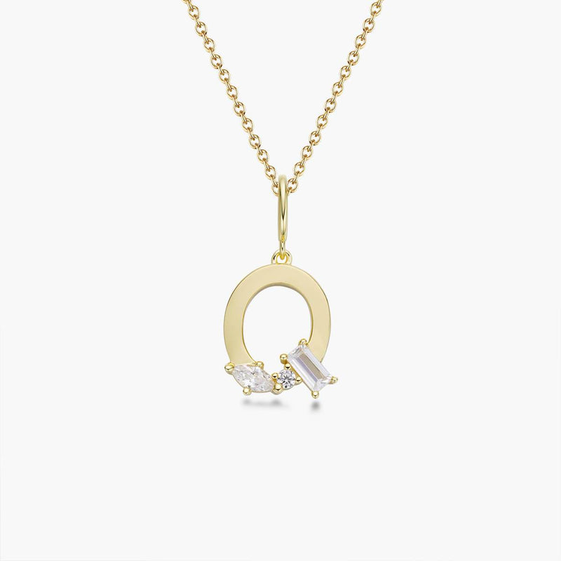 Initial Necklace | Gold