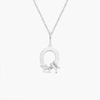 Initial Necklace | Platinum