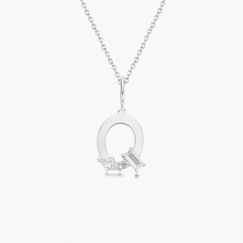 Initial Necklace | Platinum