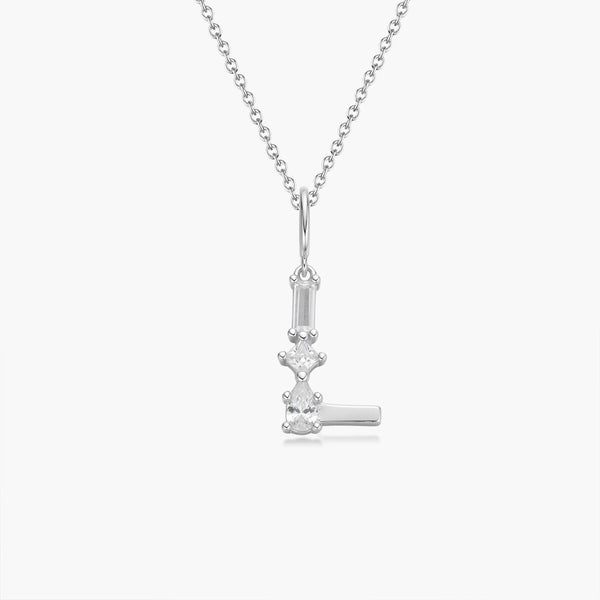 Initial Necklace | Platinum