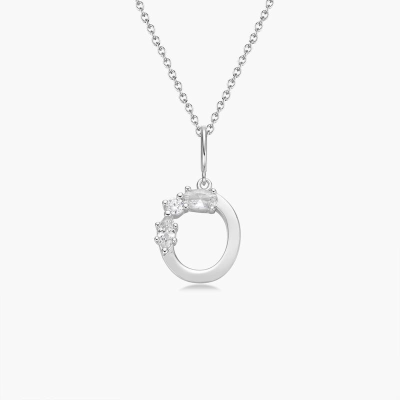 Initial Necklace | Platinum