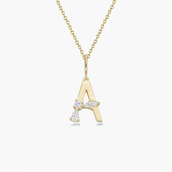 Initial Necklace | Gold