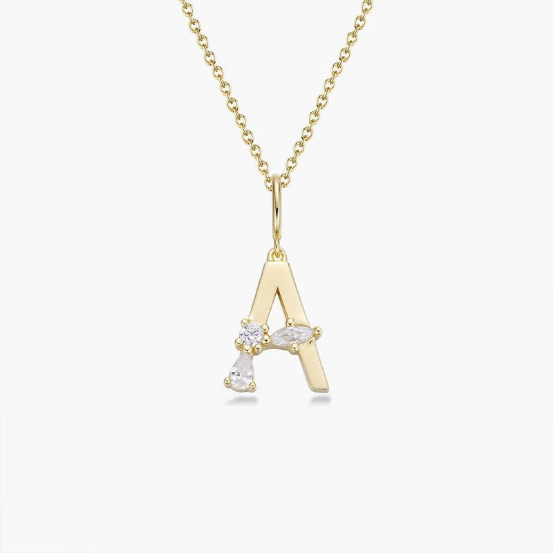 Initial Necklace | Gold