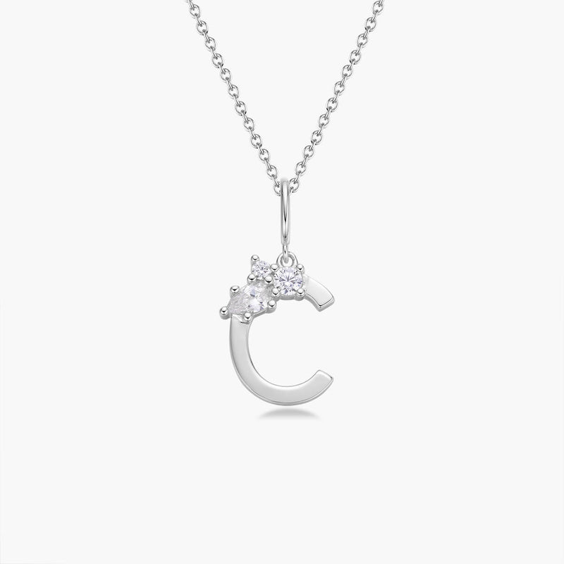 Initial Necklace | Platinum