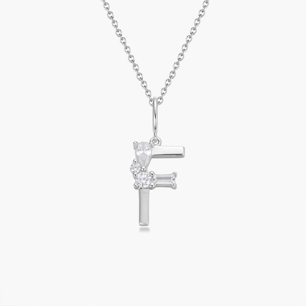 Initial Necklace | Platinum