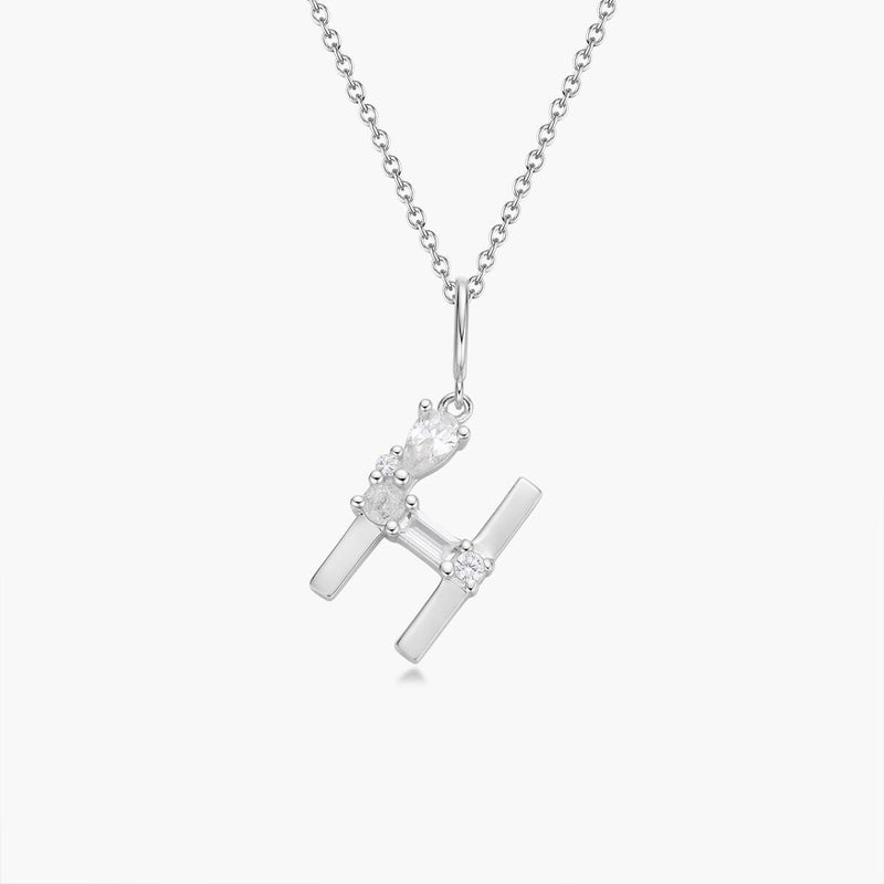 Initial Necklace | Platinum