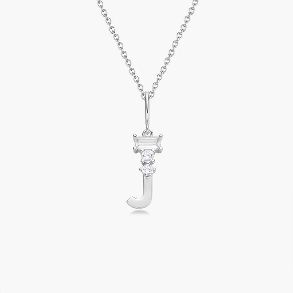 Initial Necklace | Platinum