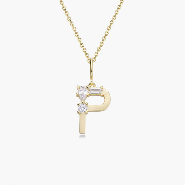 Initial Necklace | Gold