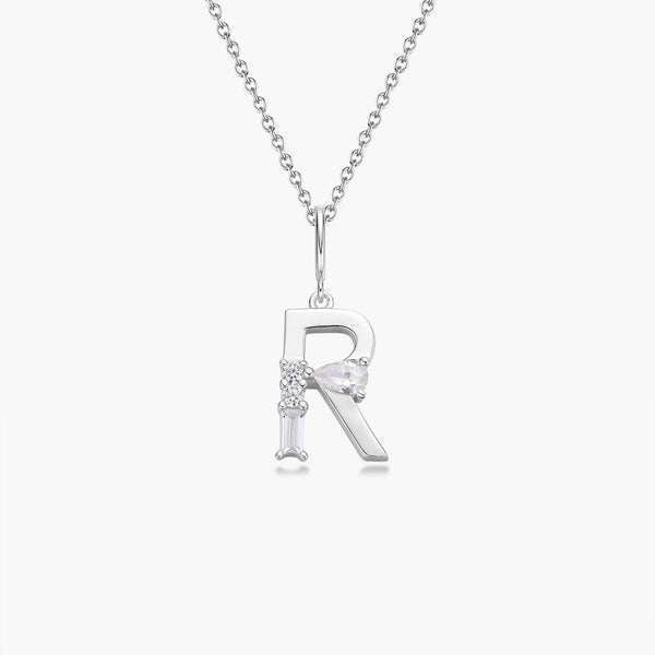 Initial Necklace | Platinum