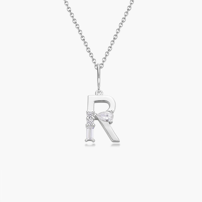 Initial Necklace | Platinum