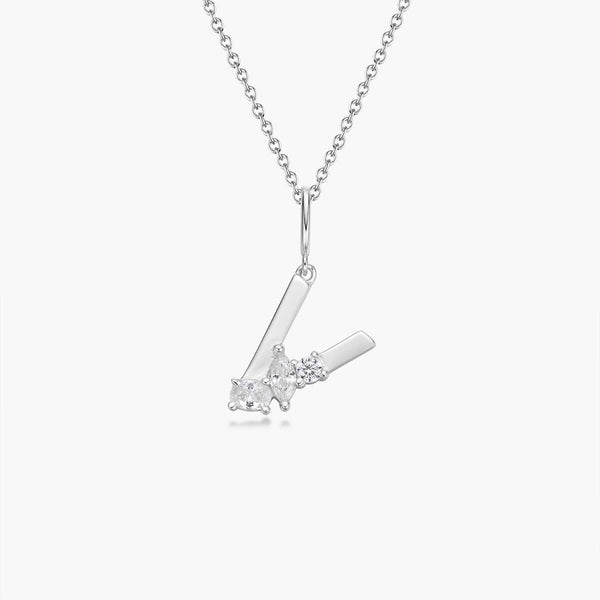 Initial Necklace | Platinum