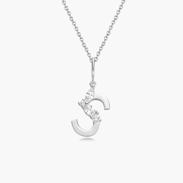 Initial Necklace | Platinum