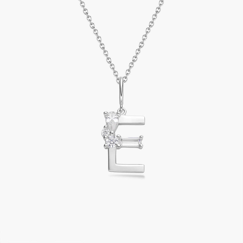 Initial Necklace | Platinum