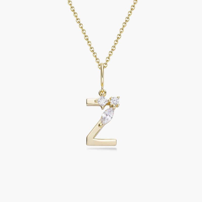 Initial Necklace | Gold