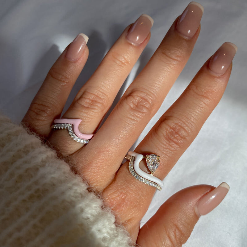 Enamel Wave Ring | Top Stacker