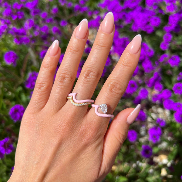 Enamel Wave Ring | Top Stacker