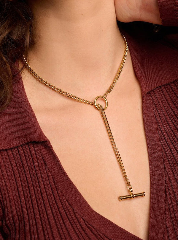 T-bar Lariat Necklace