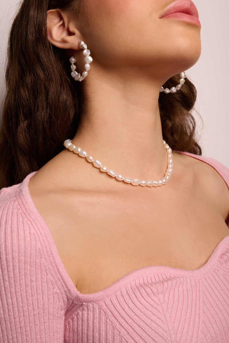 Nacre Pearl Choker