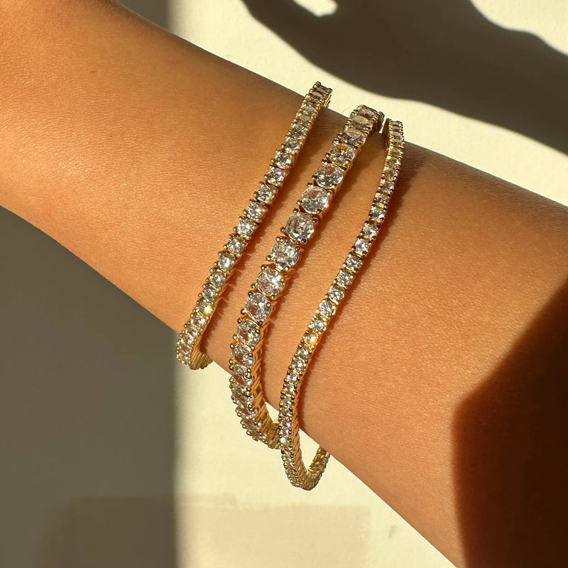 Petite Tennis Bracelet (2mm)