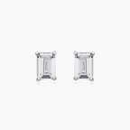 Emerald Cut Studs (Pair)