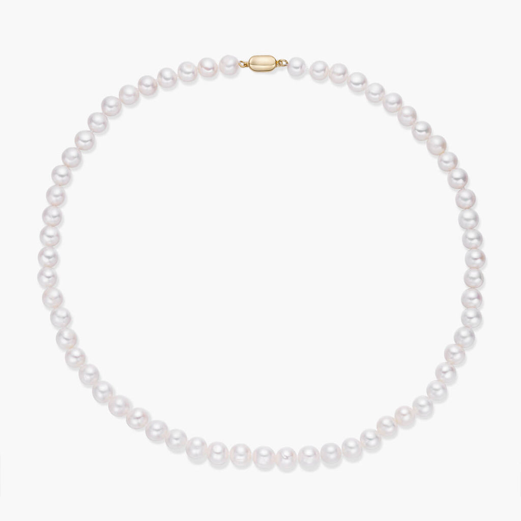 Round Pearl Necklace