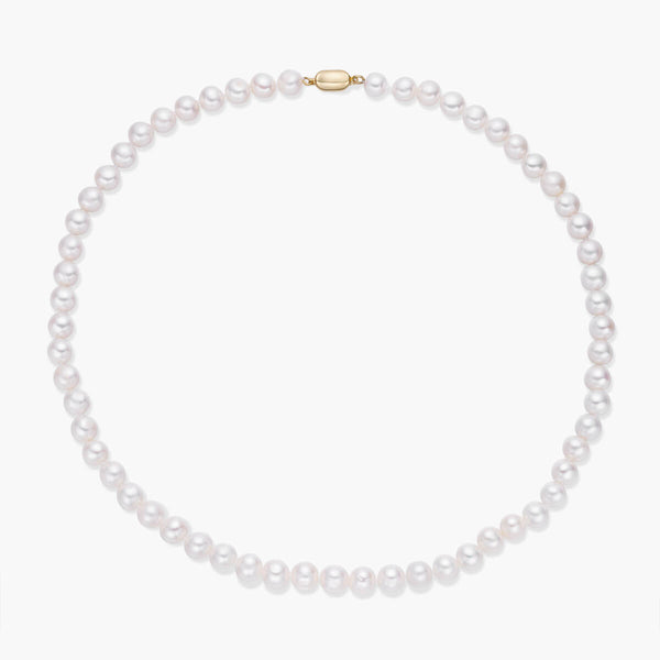 Round Pearl Necklace