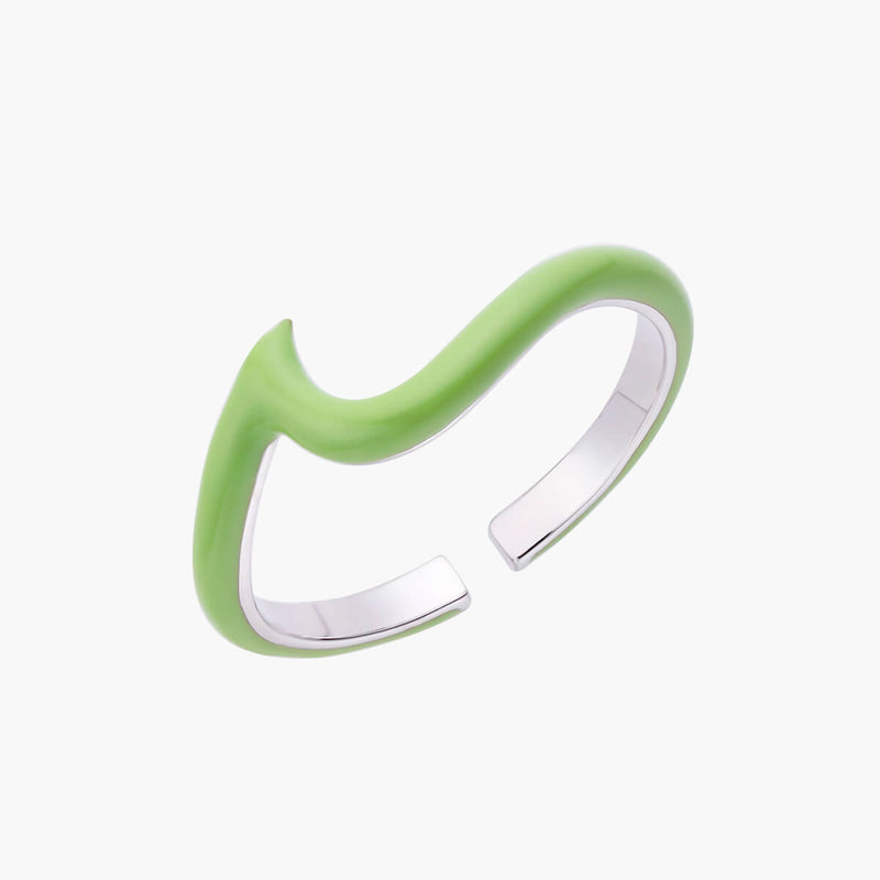 Enamel Wave Ring | Top Stacker