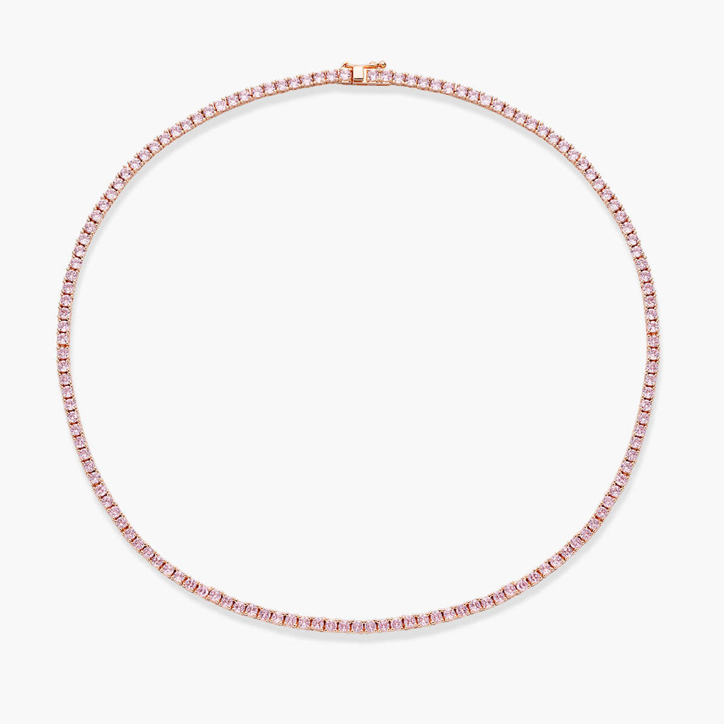 Tennis Necklace (2.5mm) - Colors