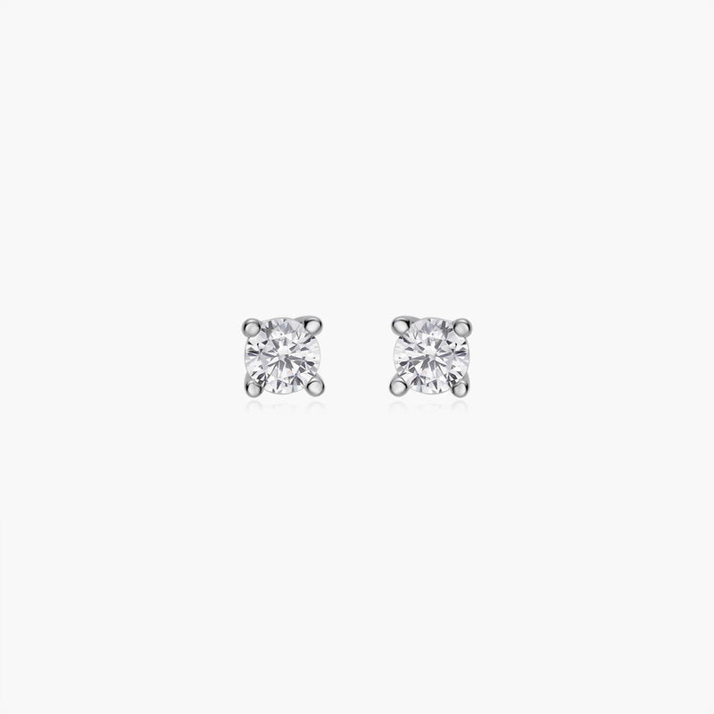 Dainty Round Stud Earrings